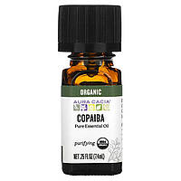 Эфирное масло Aura Cacia, Pure Essential Oil, Organic Copaiba, 0.25 fl oz (7.4 ml) Доставка від 14 днів -