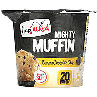 Смесь для приготовления кексов FlapJacked, Mighty Muffin with Probiotics, Banana Chocolate Chip, 1.94 oz (55