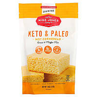 Смесь для приготовления кексов Miss Jones Baking Co, Keto & Paleo, Not Cornbread Bread & Muffin Mix, 7.4 oz