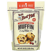 Смесь для приготовления кексов Bob's Red Mill, Gluten Free Muffin Mix, 16 oz (454 g) Доставка від 14 днів -