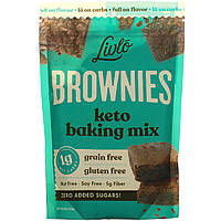 Смесь для приготовления брауни Livlo, Brownies, Keto Baking Mix, 9 oz (256 g) Доставка від 14 днів - Оригинал