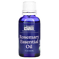 Эфирное масло Swanson WIO, Rosemary Essential Oil, 1 fl oz (29.6 ml) Доставка від 14 днів - Оригинал