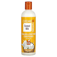 Кондиционер для волос Creme Of Nature, Detangling & Conditioning Conditioner , Coconut Milk, 12 fl oz (354 ml)