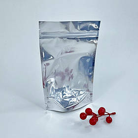 Дой-пакети, 14*24 см, металізований-прозорий