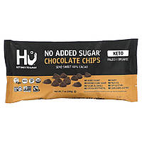 Шоколад Hu, No Added Sugar Chocolate Chips, Semi Sweet 60% Cacao, 7 oz (198 g) Доставка від 14 днів - Оригинал