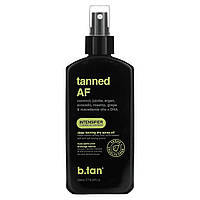 Автозагар b.tan, Tanned AF, Deep Tanning Dry Spray Oil, 8 fl oz (236 ml) Доставка від 14 днів - Оригинал