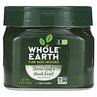 Архат Whole Earth, Stevia Leaf & Monk Fruit, 9.8 oz (280 g) Доставка від 14 днів - Оригинал