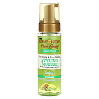 Мусс для укладки Creme Of Nature, Pure Honey, Hair Food, Styling Mousse, 7 fl oz (207 ml) Доставка від 14 днів