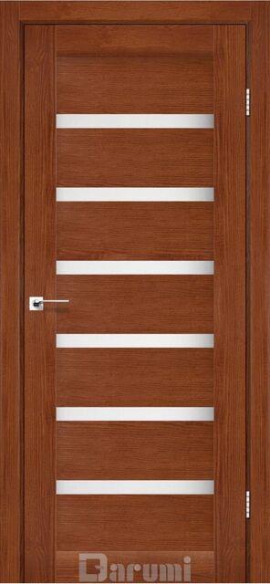 Міжкімнатні двері Дарумі/ Darumi Vela Горіх роял (зі склом сатин)