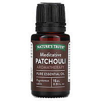 Эфирное масло Nature's Truth, Pure Essential Oil, Meditative Patchouli , 0.51 fl oz (15 ml) Доставка від 14