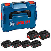 Акумуляторні батареї BOSCH 4x PC18V4.0+2x PC18V, Box