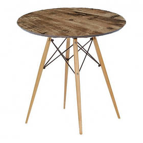 Стіл Тауер Вуд лофт круглий д. 60 см