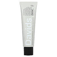 Зубная паста без фтора Davids Natural Toothpaste, Premium Toothpaste, Whitening + Antiplaque, Natural Mint +