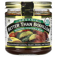 Бульон Better Than Bouillon, Organic Seasoned Vegetable Base, 8 oz (227 g) Доставка від 14 днів - Оригинал