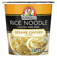 Чашка для супа Dr. McDougall's, Rice Noodle, Sesame Chicken, 1.3 oz (37 g) Доставка від 14 днів - Оригинал