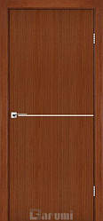 Міжкімнатні двері Дарумі/ Darumi Plato-03 Горіх роял глухі-щитові з молдингом
