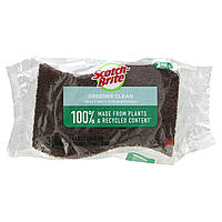 Scotch-Brite, Greener Clean, Heavy Duty Scrub Sponges, 3 Scrub Sponges Доставка від 14 днів - Оригинал