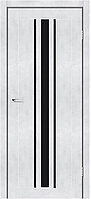 Двері Стільдорс/ StilDoors Arizona - Світлий бетон (з чорним склом)