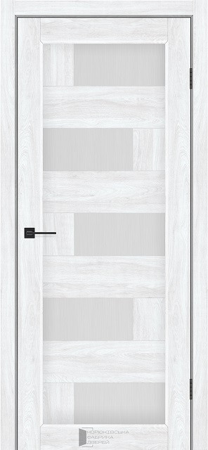 Двери межкомнатные КФД/ KFD Palmira Бук шале ПВХ (со стеклом сатин) - фото 1 - id-p2070303082