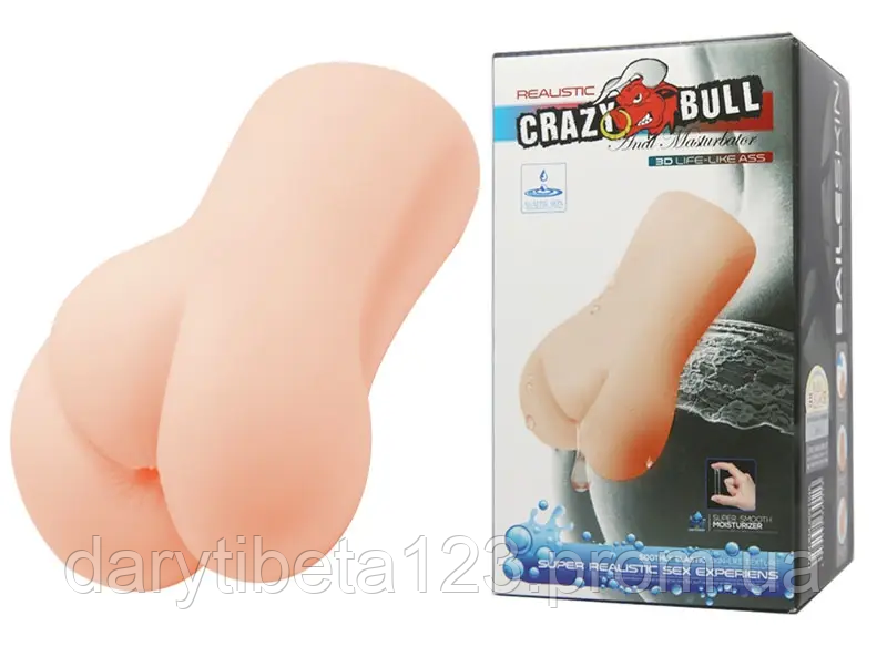 Мастурбатор-анус Crazy Bull — Realistic 3D Life-Like ASS Water lubricant