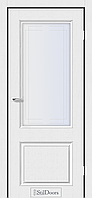 Двери межкомнатные Стильдорс/ StilDoors Carolina - Белое дерево (стекло с рисунком М1)