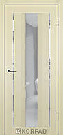 Двери межкомнатные KORFAD Aliano AL-02 магнолия Super PET (стекло сатин)