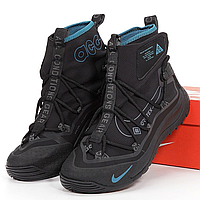 Кроссовки мужские Nike ACG Terra Antarktik Black / Найк АСЖ терра Гор-Текс черные высокие