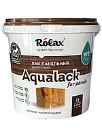 Лак панельный Rolax Aqualack акриловый полуглянцевый 1 л