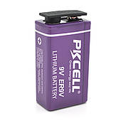 Батарейка літій-тіонілхлоридна PKCELL LiSOCL2 battery,ER9V 1200mAh 3.6V, OEM Q60/240