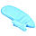 Гумові бахіли Supretto на взуття від дощу, блакитні змійка L (5334), фото 6