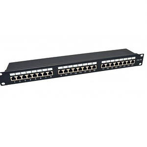 Патч-панель 19' 24xRJ-45 FTP, кат. 5e, Kingda