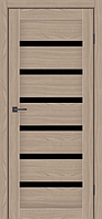 Двери межкомнатные MSDoors LOUISIANA Акация (с черным стеклом)