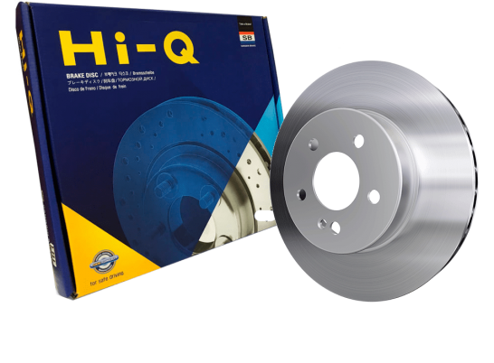 Диск переднього гальма Авео 13" 8 клапанний/16 клапанний HI-Q 1 шт (96574633)