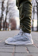 Мужские стильные качественные кроссовки Adidas Streetball Grey Beige, демисезонные серые