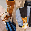 Червоний котик декоративна прикраса на ремінь безпеки, сумку, рюкзак. Ремінь безпеки для дитини., фото 7