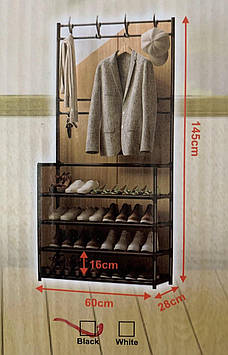 Вішалка для одягу та взуття  Simple Soeh Rack  (Розмір 145*60*28)