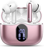 Bluetooth наушники Btootos A90 Pro 36 часов воспроизведения (розовый)