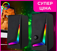 Колонки компьютерные с подсветкой MUSIC MJ-100A