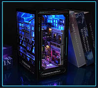 Бук Нук Киберпанк книжный уголок Румбокс DIY Cyberpunk Book Nook TC-36