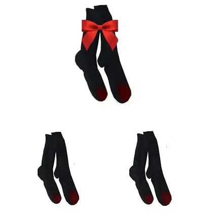 Промо набір 2+1. Термошкарпетки з підігрівом над пальцями "Eco-obigriv Box AA" з боксами для батарейок, фото 2