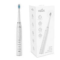 Електрична звукова зубна щітка Vega VT-600, біла