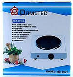 Електроплита настільна DOMOTEC MS-5821 (дискова на 1 конфорку/1Д) одноконфоркова, фото 6