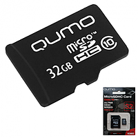 Карта памяти microSD 32 Гб Qumo с адаптером TF карта class 10