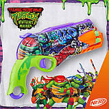 Бластер NERF Teenage Mutant Ninja Turtles. Нерф Черепашки ніндзя. TMNT Blaster, фото 10