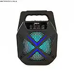 Портативна Bluetooth колонка ESS-212   бездротова Bluetooth-колонка зі світломузкою колонка мінівалімодан, фото 3