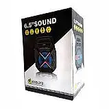 Портативна Bluetooth колонка ESS-212   бездротова Bluetooth-колонка зі світломузкою колонка мінівалімодан, фото 5