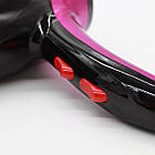 Фен професійний 2600 Вт для волосся Gemei GM 1766, Рожевий / Дорожній фен з дифузором, фото 7