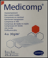 Салфетка из нетканого материала Медикомп 5см х 5см ( 2шт в пакете)