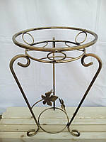 Підставка кована середня для квітів на 1 вазон