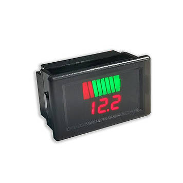Індикатор рівня заряду  вологозахищений 12-72В
